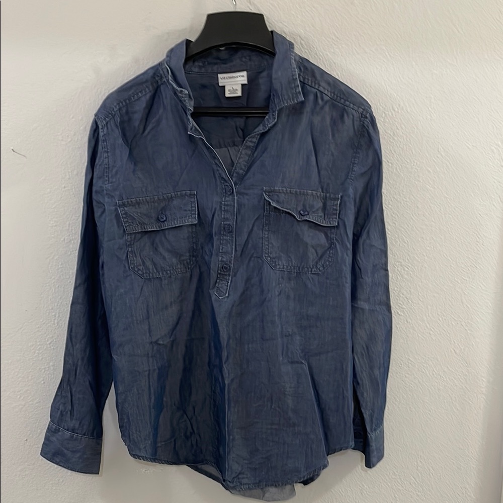 Liz Claiborne blue shirt